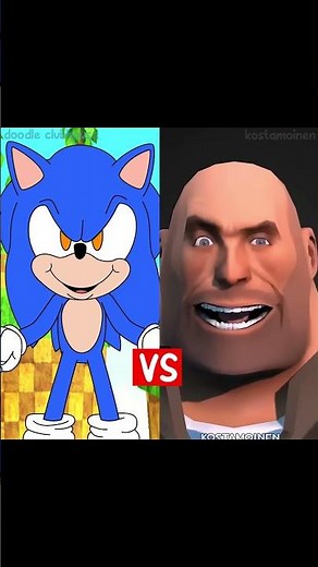 TF2 Heavy Vs Sonic Who is Best? #heavy #tf2 #sonic #animation #sfm