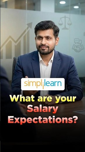 How to Answer Salary Expectations in Interviews | Smart Negotiation Strategy | #Shorts #simplilearn