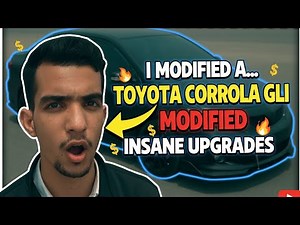 I Modified Toyota Corolla | insane Upgrade With AI | #automobile #toyota 