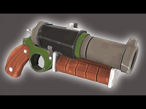 TF2 Pyro flare gun now bounces