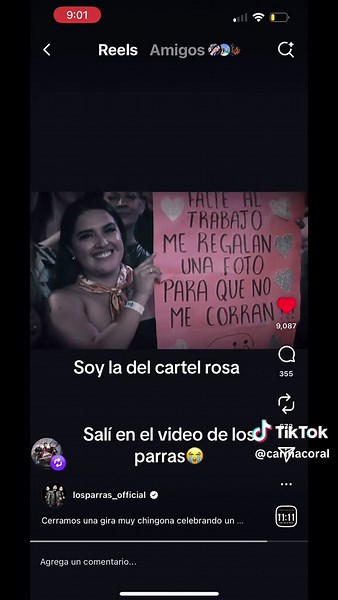 Reacción emotiva al video de Los Parras