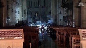 77K views · 128 reactions | WATCH: Firefighters survey the damage inside Paris' fire-ravaged Notre Dame Cathedral. https://nbcnews.to/2UEOgIs | NBC News World | Facebook