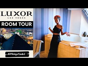 Luxor Las Vegas Room Tour & Review | Pyramid Room (Is It Worth It?)