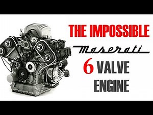 The IMPOSSIBLE MASERATI 6 Valve Engine - The 6.36