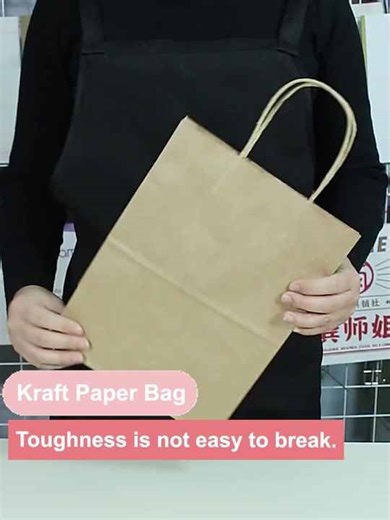 Customized Personalized Eco-friendly Paper Bag Printing Kraft Paper Bag With Logo