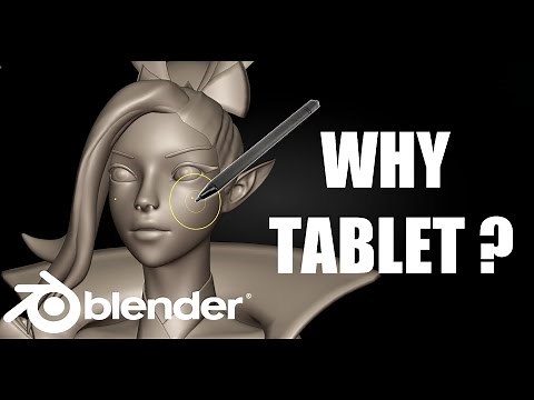 Why drawing tablet is so important for Sculpting Blender 2.9