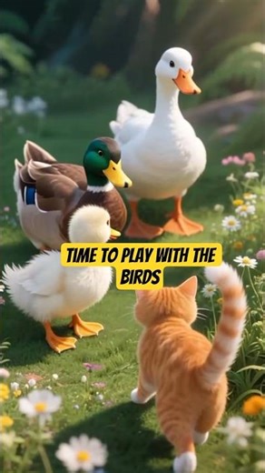 Fun Friends the village #cutecat #trending #shorts