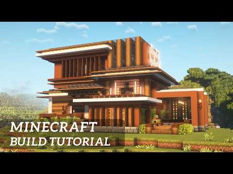 【Minecraft】Big Modern House (With Interior) | Build Tutorial