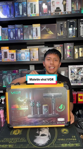 Maletín VGR STEPLESS PRO 4 EN 1: El esencial para barberos
