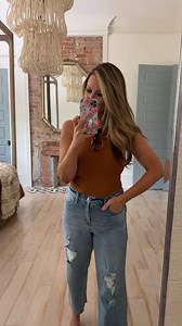 2.4K views · 4 comments | Headed out in my favorite duo... a bodysuit and jeans! This bodysuit is a new fave for Abigail and I. It’s a razorback style and comes in lots of cute colors! And the super cute cropped, flare jeans are $29!!!  Bodysuit... https://amzn.to/3n5tmwZ Jeans... https://rstyle.me/cz-n/e9aq4zbfqqf | Addison's Wonderland Blog | Facebook