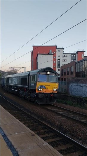 Branch line society class 66 passing Manors
