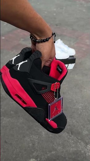 Air Jordan 4 ‘Red Thunder’ 🔥 Unboxing + On-Foot ReviewThe Most Underrated Jordan Ever #shoes #nike