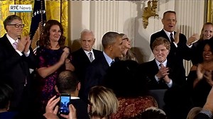 132K views · 2.3K reactions | Bruce Springsteen, Robert DeNiro, Tom Hanks, Ellen DeGeneres, Bill Gates and Michael Jordan were among 21 people who have been honoured with the US Medal of Freedom, the highest civilian award in the US. | RTÉ News | Facebook