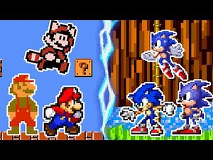 Super Mario VS Sonic the Hedgehog