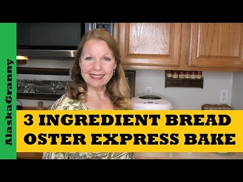 3 Ingredient Bread...Oster Bread Machine Express Bake Setting Beer Bread