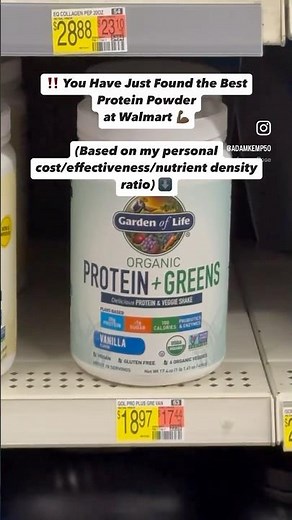 Garden of Life Protein and Greens: My Favorite Plant Protein Powder & The Best Protein At Walmart!