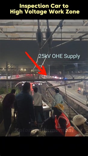 OHE Inspection Car Se Upar Ka Real Work 😳