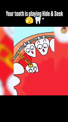 Health Facts on Instagram: "This Tooth Was STUCK in the Gums 😳 Here’s How Dentists Pull It Down An impacted tooth can hide inside your gums for years 😬🦷 This procedure is called exposure and bonding. Orthodontists attach a small gold chain to the stuck tooth and slowly pull it into place with braces. It looks painful, but it saves the tooth and fixes alignment ✨ 👉 Follow for daily health facts #impactedtooth #orthodontictreatment #braceslife #toothalignment #healthreels"