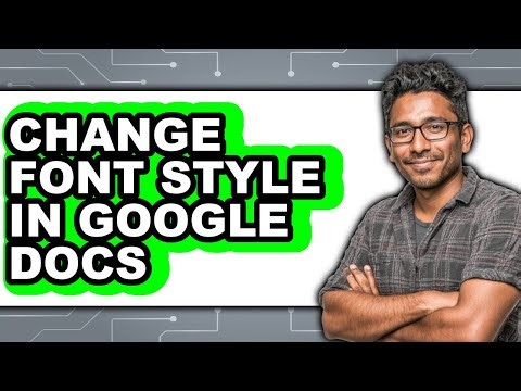 How to Change Font Style in Google Docs (updated)