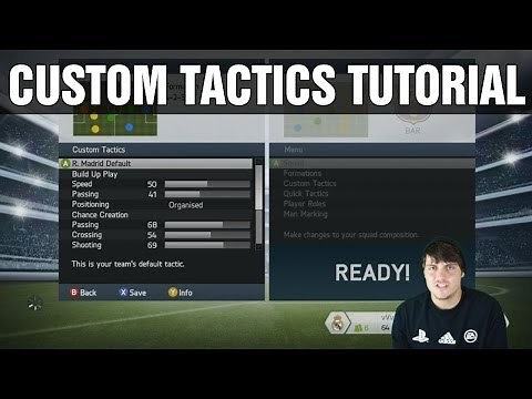 FIFA 14 | Custom Tactics Tutorial & Quick Tactics | How to create your own (Basic Guide) TIPS