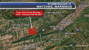 A record rainfall set today for today's date. | WNEP Weather