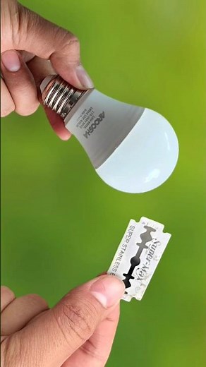 I Fixed a Broken LED Bulb Using a Razor Blade