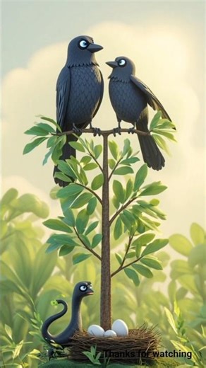 “How the Crow Saved His Family” #aibirdsshorts #storybird