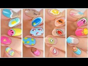 Cute Nail Art 2023 ☀️ Fun & Easy Summer Nail Art Compilation!