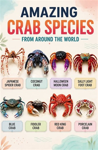8 Incredible Crab Species You Should Know