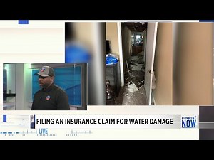 How to file an insurance claim if your home is damaged by water