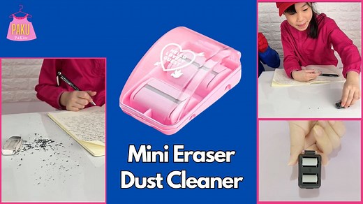 1.3M views · 6.8K reactions | Eraser Dust Mini Cleaner with Double Roller Its useful. *this is a fun family honest review and rating video  | Pakupakiss | Facebook