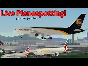 REALISM! 🔴PTFS PLANESPOTTING LIVE🔴[VIEWERS CAN JOIN] Pilot Training Flight Simulator Roblox