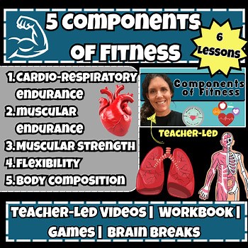 Components of Fitness Unit | 6 Lessons   Videos, Activities & Workbook