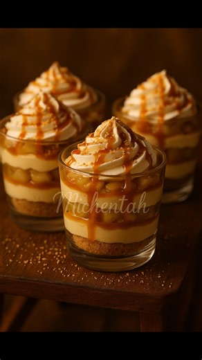  Michentah’s Caramel Apple Dessert Cups  Sweet, creamy, crunchy —...
