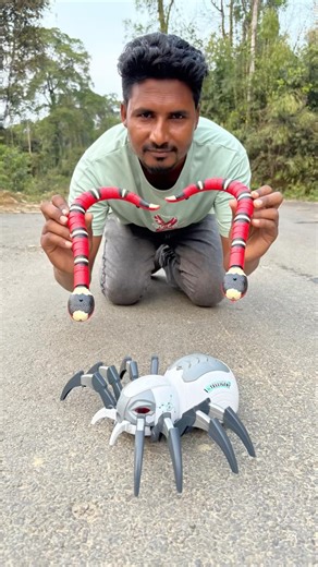 Remote wala snake and spider unboxing 😲