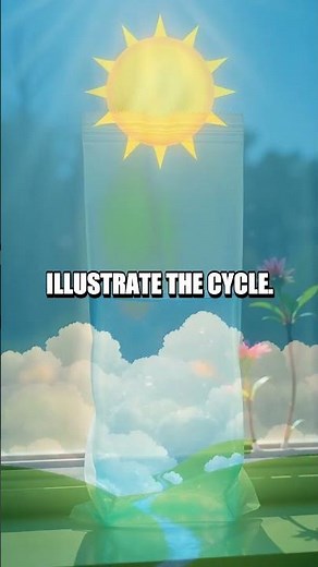 The Water Cycle in a Bag Experiment