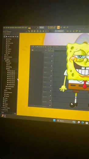wrong cracked version of fl studio #flstudio #spongebob #indie #pop #rap
