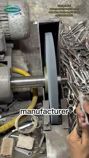 How Lister Bandage Scissors Are Made | Surgical Scissors Blade Grinding Process in Sialkot