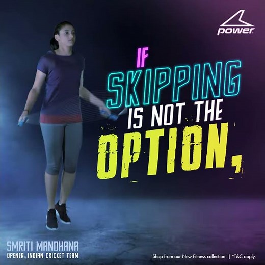 Power Fitness Challenge | Smriti Mandhana | Skipping