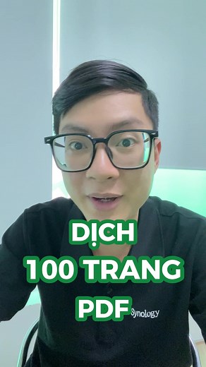 Dịch PDF 100 trang nhanh chóng với Canva