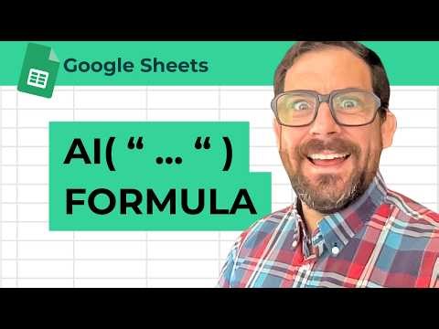 AI Formula in Google Sheets
