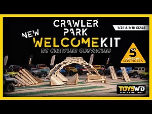 WELCOME KIT of 5 obstacles for RC Crawler Park course 1/24 & 1/18 scale