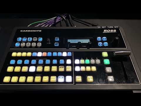Ross Carbonite Black Solo Switcher Basic Operation