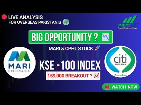 KSE-100 INDEX Breakout? 🚀 PSX 2025 | Mari Petroleum & Citi Pharma Analysis 🔥