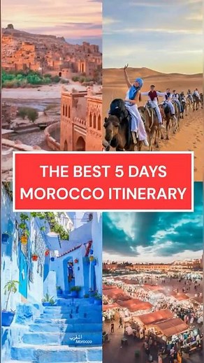 5 Days in Morocco 🇲🇦 | Best Itinerary for First-Time Visitors #moroccotravel