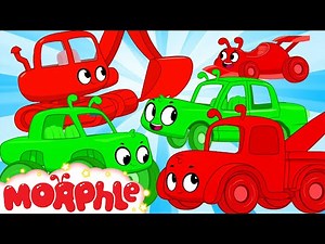 Trucks, Vehicles and Diggers - Morphle vs Orphle | Kids Cartoon