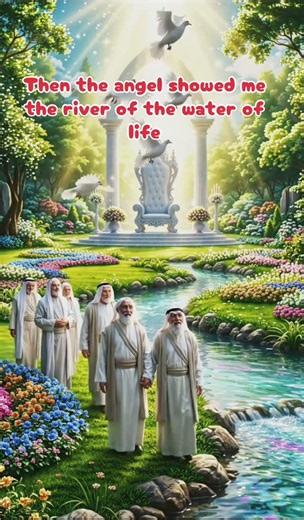 Then the angel showed me the river of the water of life