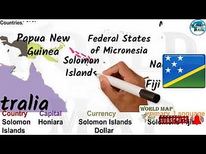 Australia & Oceania Continent | Countries, Capitals, Languages, Flags & Maps Explained