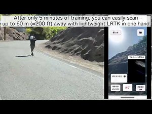 【LRTK Phone】RTK iPhone Photogrammetry: Georeferenced Point Clouds Up to 200 ft | LRTK