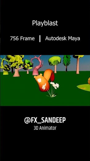 🐿️ Squirrel Animation with Autodesk Maya | Squirrel jump animation | squirrel life animation #shorts